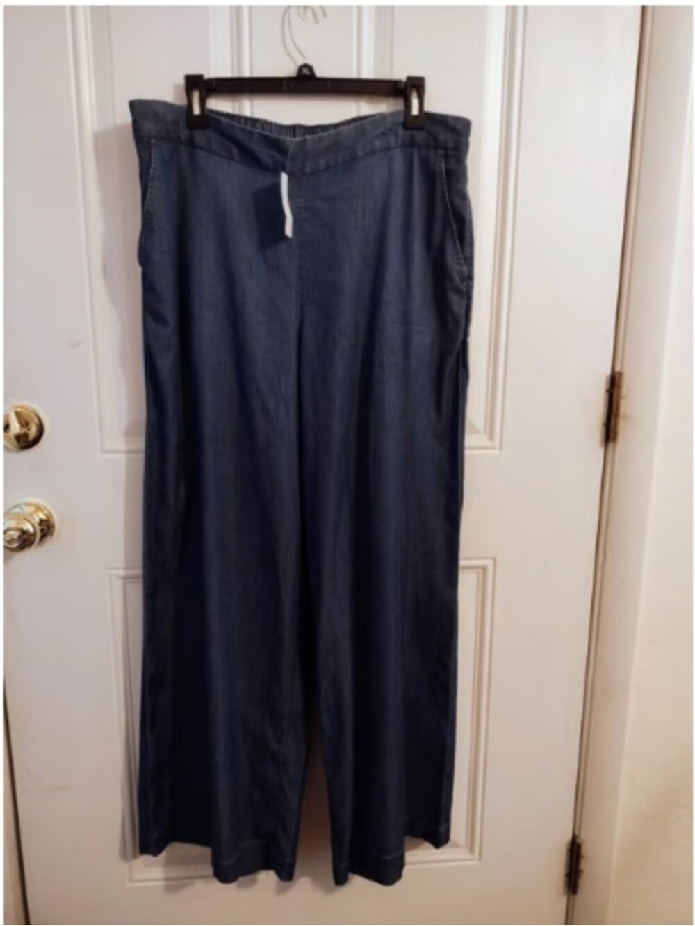 NEW WITH TAGS LOFT Outlet Women's Blue Lyocell Career Pants/Trousers - Size L